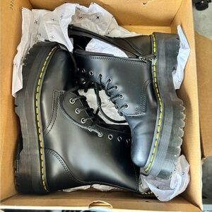 Dr. Martens Black Lace-Up Jadon Boots